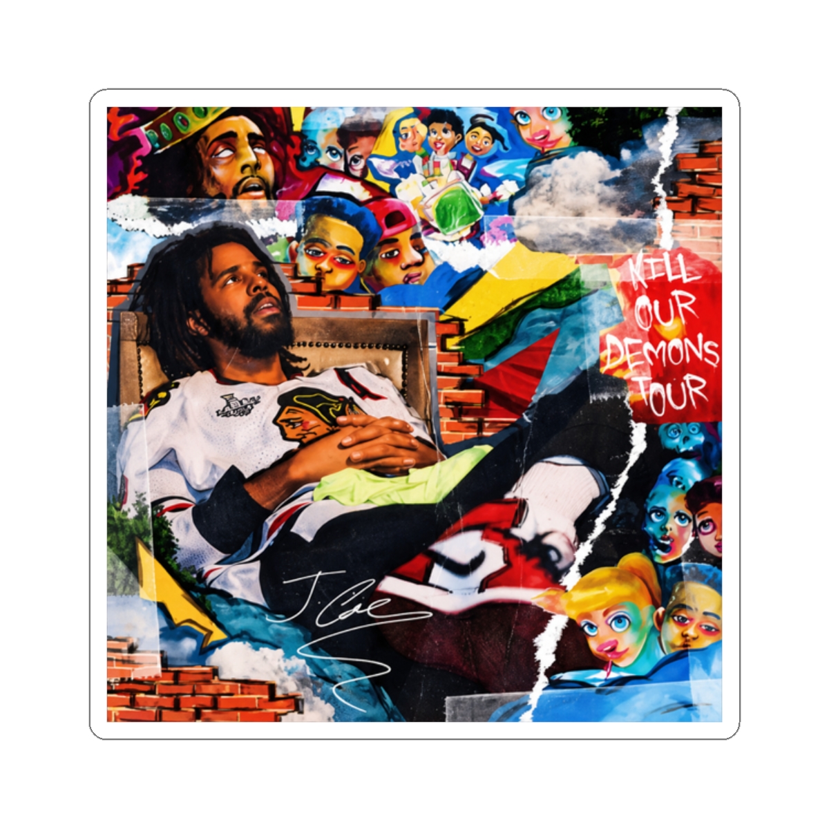 KOD album retro | J. Cole - alternate angle 3, merchandise