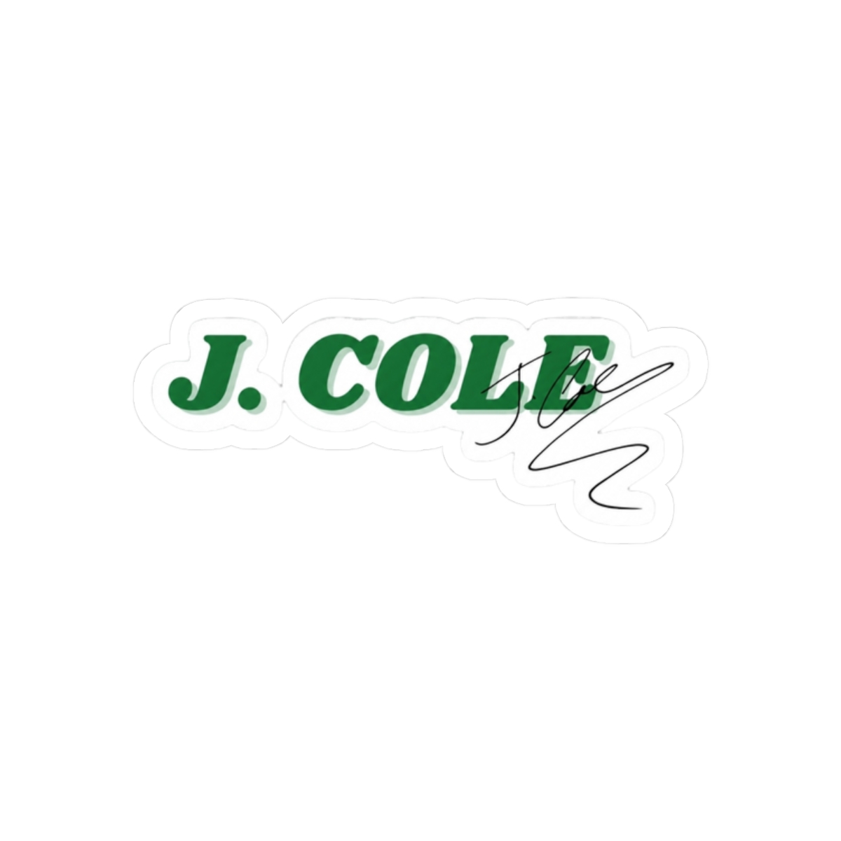 J. Cole signature - alternate angle 3, merchandise