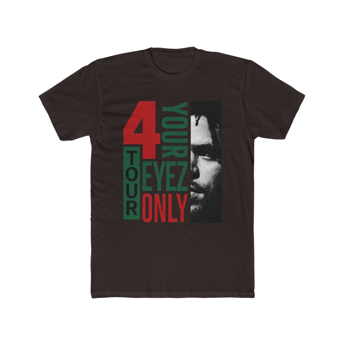 4 Your Eyez Only Tour J. Cole Concert T Shirt Men’s Size Small - alternate angle 2, merchandise