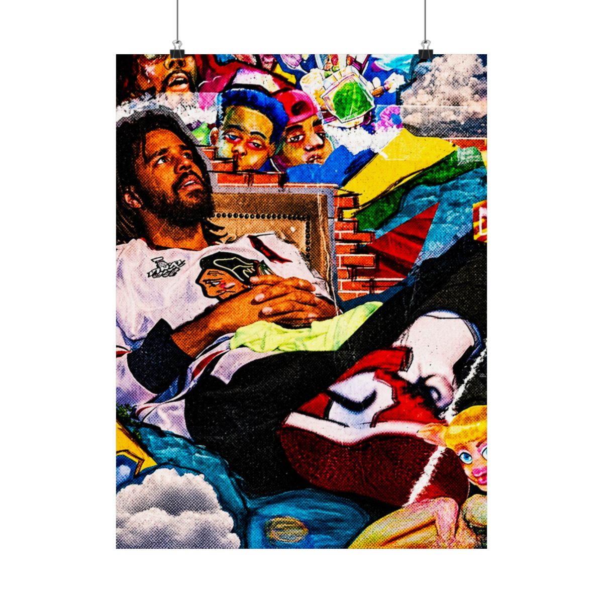 jcole, hiphop, rap, music, dreamville, artist, rapper, love, cole, icon, tribute, portrait, lyricist, poet, wordplay, musician, great, greatest, tyrell | J. Cole