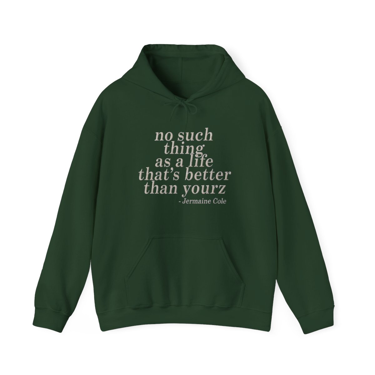J Cole Tour Merch - Love Yourz Navy Hoodie | J. Cole - alternate angle 5, merchandise